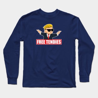 Reddit Wallstreetbets Free Tendies Day Trader Stock Bitcoin Long Sleeve T-Shirt